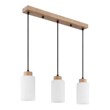 Globo - Kaabliga ripplamp 3xE27/60W/230V beež/valge