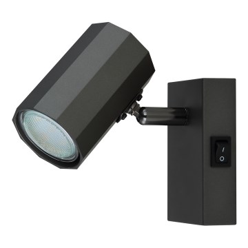 Globo - Kohtvalgusti seinale 1xGU10/25W/230V must
