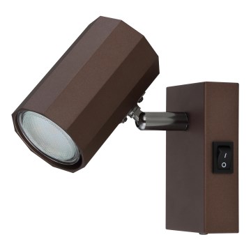 Globo - Kohtvalgusti seinale 1xGU10/25W/230V pruun