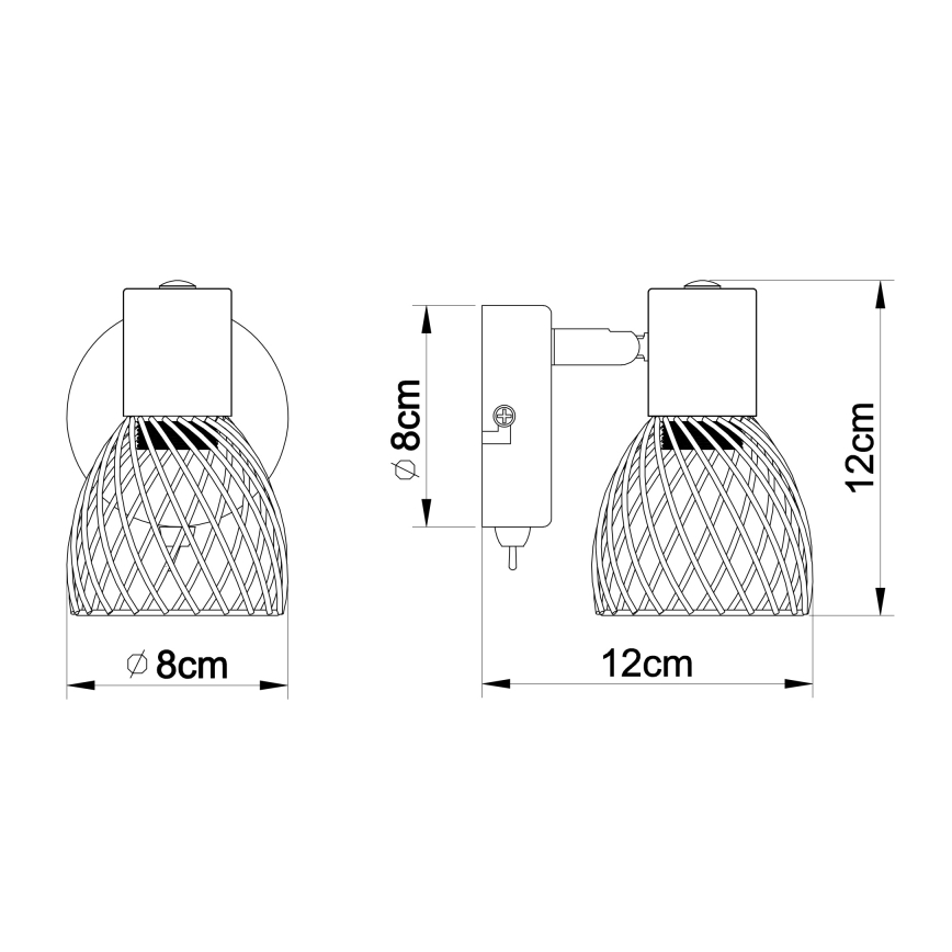 Globo - Kohtvalgusti seinale 1xE14/40W/230V