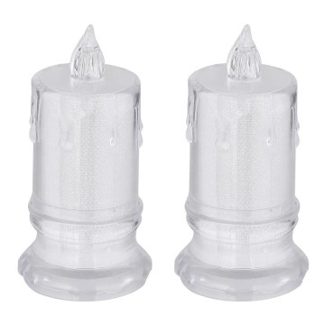 Globo - KOMPLEKT 2X LED Küünal LED/0,25W/3xLR1130