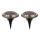 Globo - KOMPLEKT 2x LED Päikesepaneeliga valgusti LED/0,72W/3V 3200K IP44 300 mAh