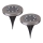 Globo - KOMPLEKT 2x LED Päikesepaneeliga valgusti LED/0,8W/3V IP44 300 mAh
