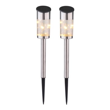 Globo- KOMPLEKT 2x Päikesepaneeliga valgusti 10xLED/0,06W/1,2V IP44