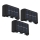 Globo - KOMPLEKT 3x LED Päikesepaneeliga valgusti LED/0,8W/3V 6500K IP44 600 mAh