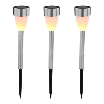 Globo - KOMPLEKT 3x Päikesevalguslamp 3xLED/0,06W/1,2V IP44 200 mAh