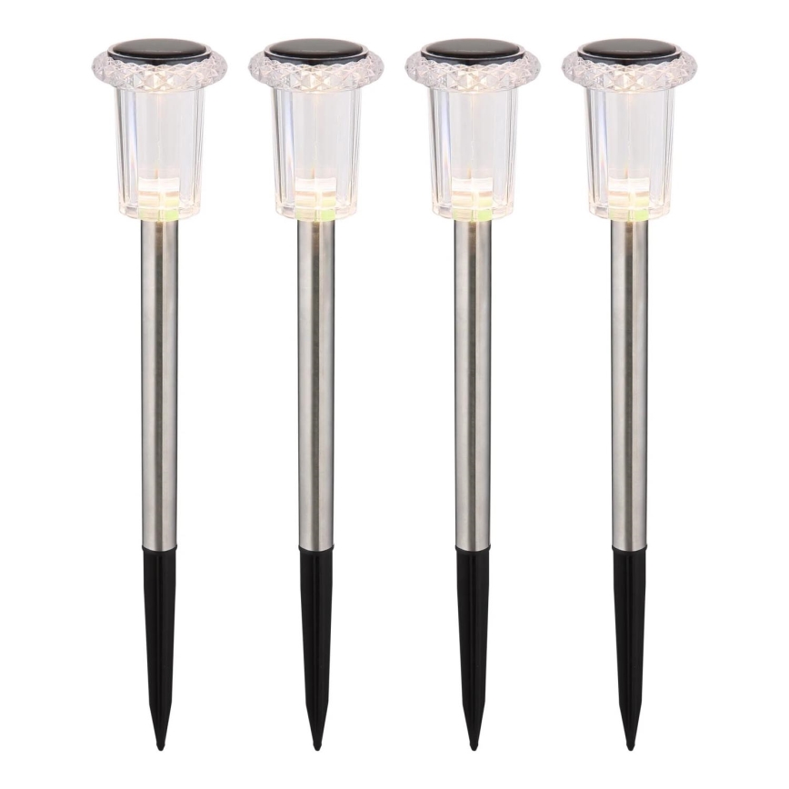 Globo - KOMPLEKT 4x LED Päikesepaneeliga valgusti LED/0,06W/1,2V IP44 100 mAh