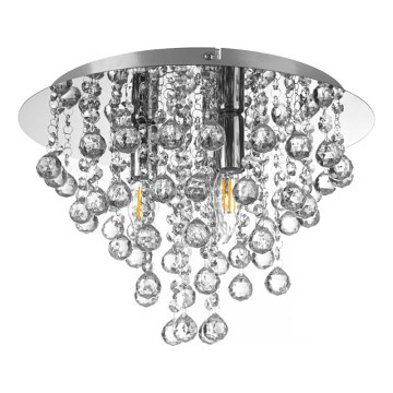 Globo - Laevalgusti 3xE14/40W/230V d. 38 cm läikiv kroom