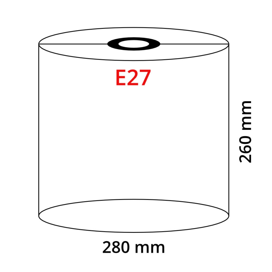 Globo - Lambivari lühtrile E27 d. 28 cm