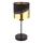Globo - Laualamp 1xE27/40W/230V d. 16 cm must/kuldne