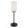 Globo - laualamp 1xE27/60W/230V must/valge