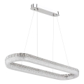 Globo - LED-hämardatav kaabliga rippvalgusti LED/40W/230V 2700-6000K läbipaistev + kaugjuhtimispultiga