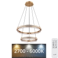 Globo - LED Hämardatav kristall-lühter LED/78W/230V 2700K-6000K + kaugjuhtimispult