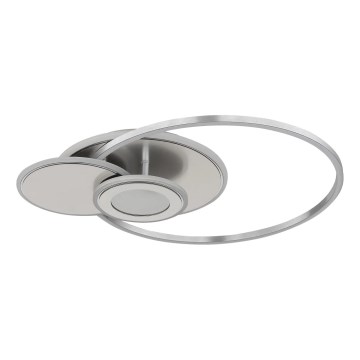 Globo - LED hämardatav laelamp LED/24W/230V 2700-6500K hõbedane + kaugjuhtimispult
