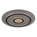 Globo - LED-hämardatav laelamp LED/40W/230V 3000-6500K läb. 45 cm must + kaugjuhtimispult