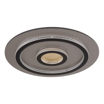 Globo - LED-hämardatav laelamp LED/40W/230V 3000-6500K läb. 45 cm must + kaugjuhtimispult