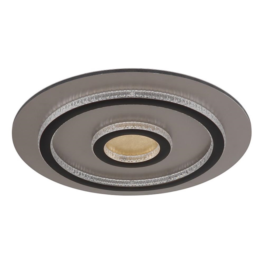 Globo - LED-hämardatav laelamp LED/40W/230V 3000-6500K läb. 45 cm must + kaugjuhtimispult