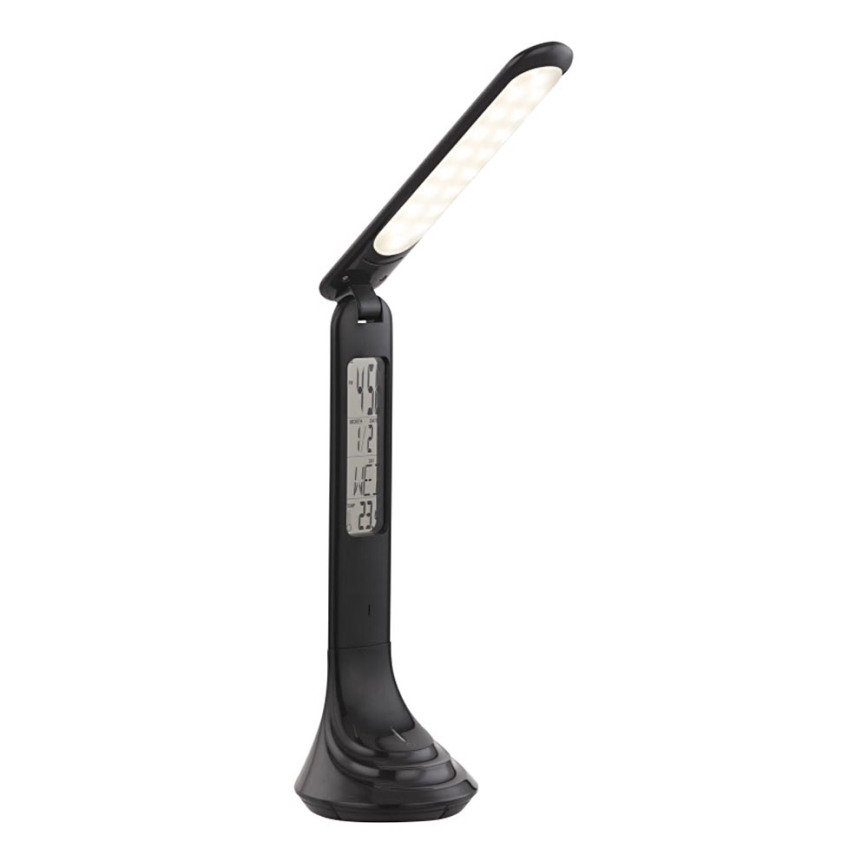 Globo - LED Hämardatav laetav laualamp ekraaniga LED/4W/230V 2200 mAh must
