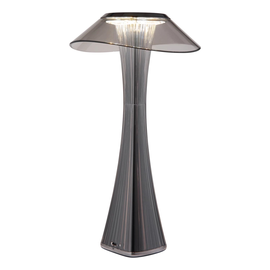 Globo - LED Hämardatav laetav laualamp LED/2,5W/3,7V 1200mAh 2700K/4500K/6500K must