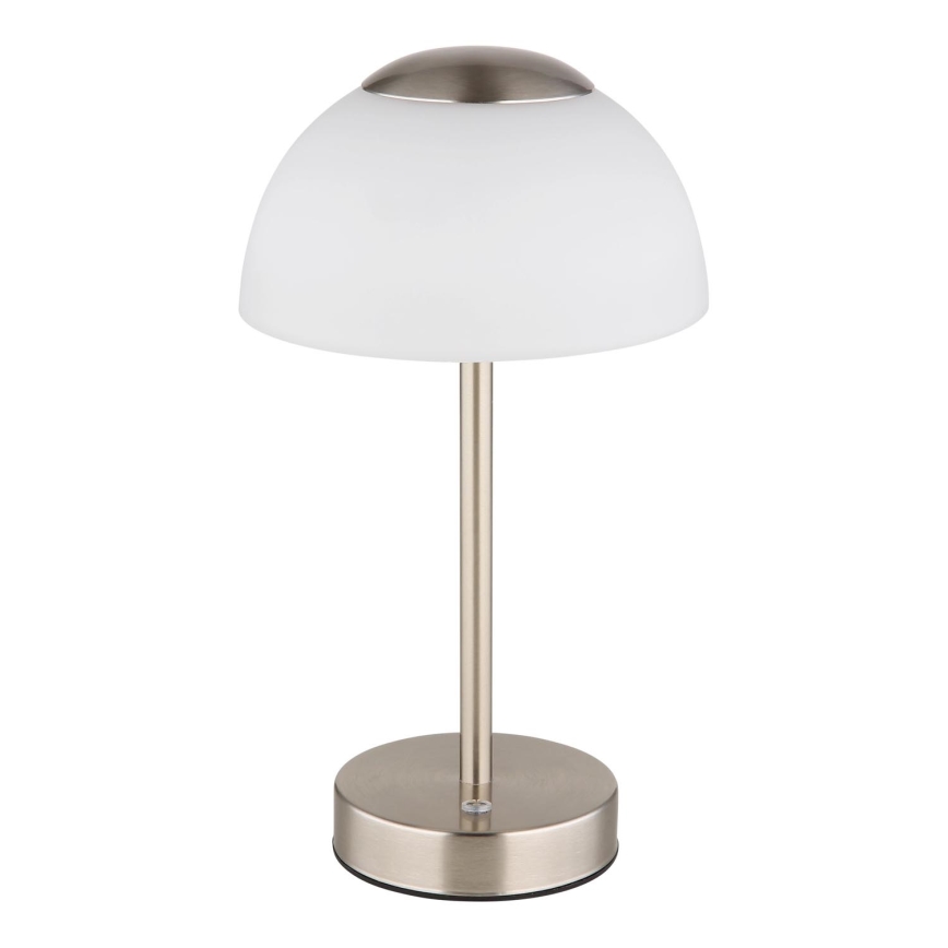 Globo - LED Hämardatav laetav laualamp LED/2,5W/5V 1800mAh 2700K/4000K/6500K matt kroom