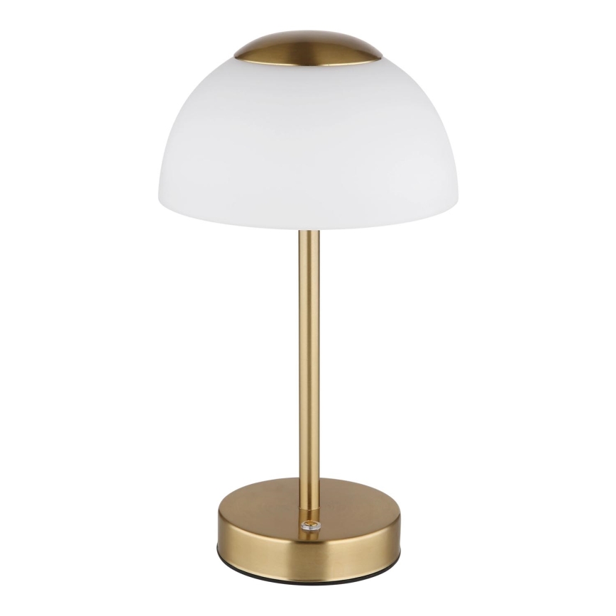 Globo - LED Hämardatav laetav laualamp LED/2,5W/5V 1800mAh 2700K/4000K/6500K messing