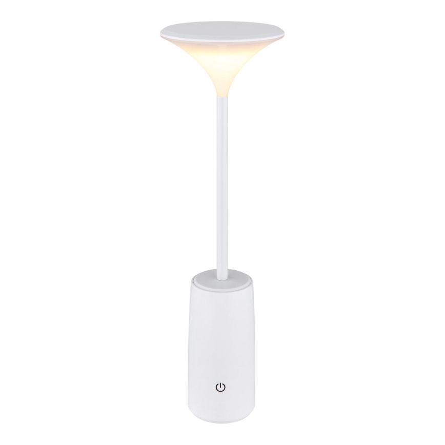 Globo - LED Hämardatav laetav puutetundlik laualamp LED/1,2W/3,7V 3000K 1500mAh valge