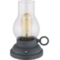 Globo - LED Hämardatav laetav puutetundlik laualamp LED/1W/3,7V 1200 mAh antratsiit