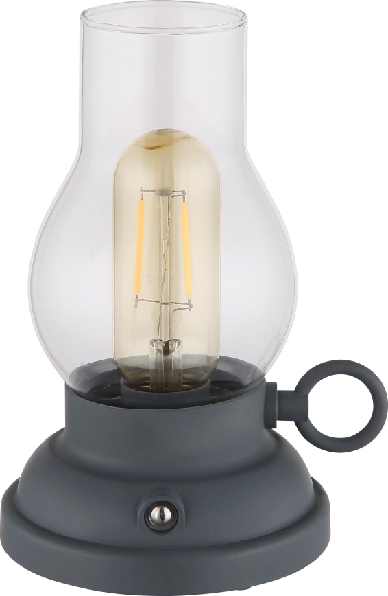 Globo - LED Hämardatav laetav puutetundlik laualamp LED/1W/3,7V 1200 mAh antratsiit
