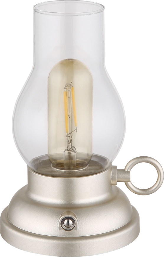Globo - LED Hämardatav laetav puutetundlik laualamp LED/1W/3,7V 1200 mAh matt kroom