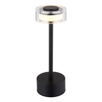 Globo - LED Hämardatav laetav puutetundlik laualamp LED/2,5W/3,7V 2700/4000/6500K 1800mAh must