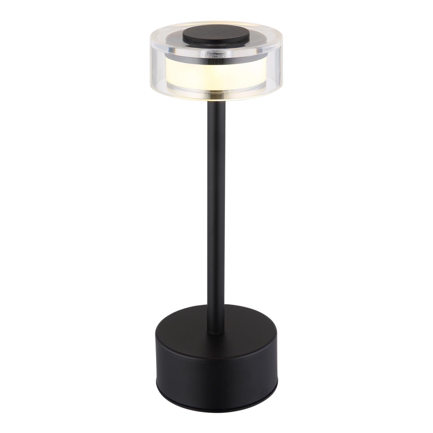 Globo - LED Hämardatav laetav puutetundlik laualamp LED/2,5W/3,7V 2700/4000/6500K 1800mAh must