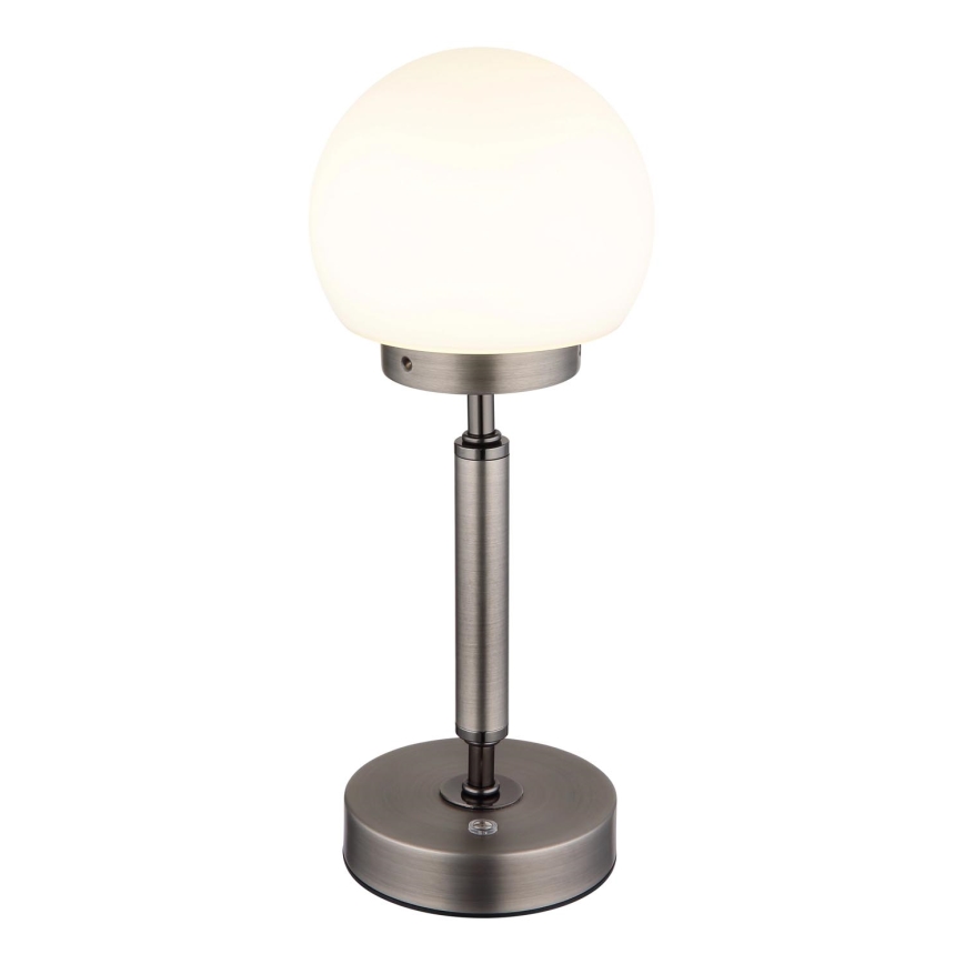 Globo - LED Hämardatav laetav puutetundlik laualamp LED/2,5W/5V 1800mAh 2700/4000/6500K antratsiit