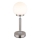 Globo - LED Hämardatav laetav puutetundlik laualamp LED/2,5W/5V 1800mAh 2700/4000/6500K matt kroom