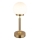Globo - LED Hämardatav laetav puutetundlik laualamp LED/2,5W/5V 1800mAh 2700/4000/6500K messing