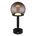 Globo - LED Hämardatav laetav puutetundlik laualamp LED/2,5W/5V 1800mAh 2700/4000/6500K must