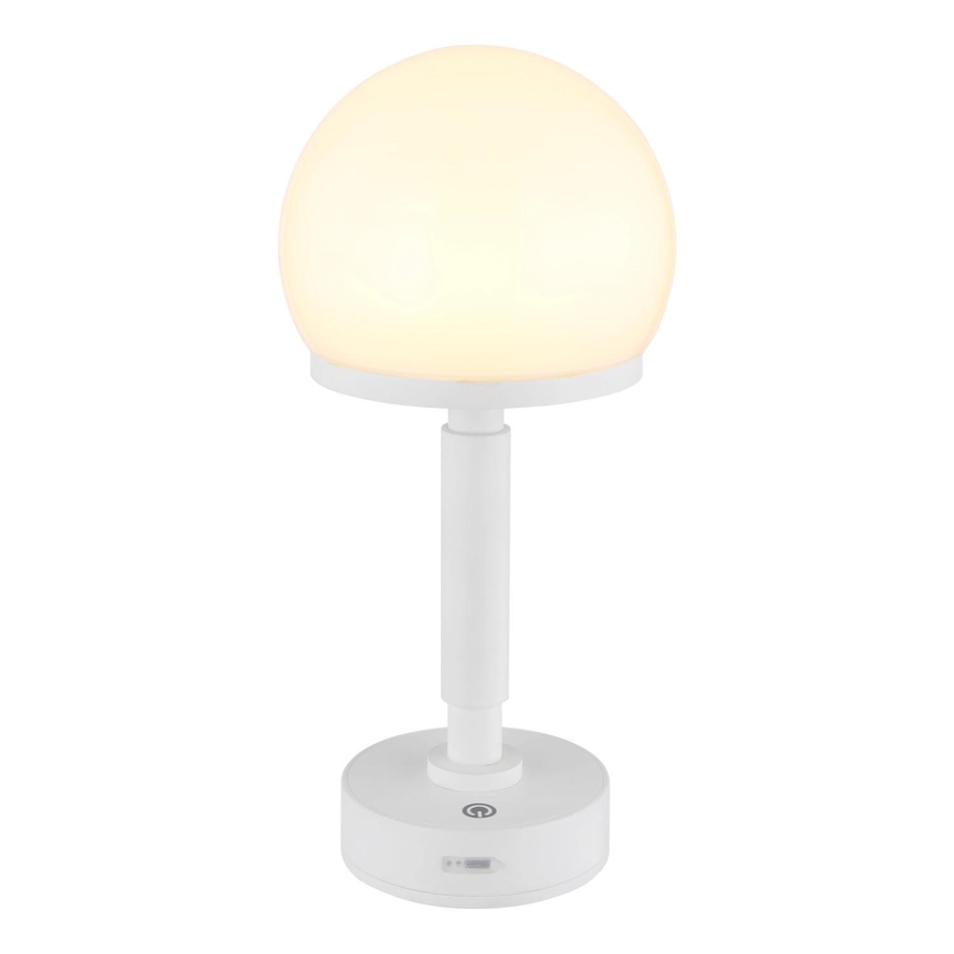 Globo - LED Hämardatav laetav puutetundlik laualamp LED/2,5W/5V 1800mAh 2800K valge