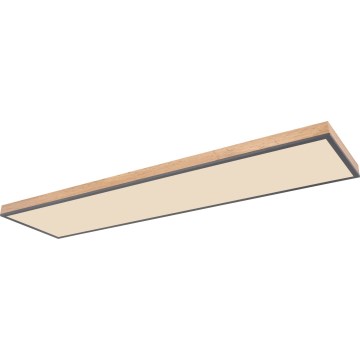 Globo - LED Hämardatav laevalgusti LED/36W/230V 2700-6500K + kaugjuhtimispult pruun/hall