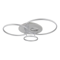 Globo - LED hämardatav laevalgusti LED/54W/230V 2700-6000K 90x70 cm hõbedane + kaugjuhtimispult