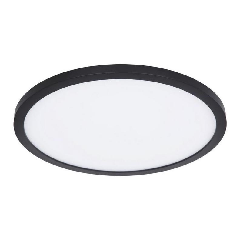Globo - LED Hämardatav laevalgusti vannituppa LED/18W/230V d. 29,4 cm IP44 must