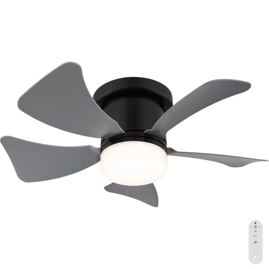 Globo - LED Hämardatav laeventilaator LED/10W/230V 3000-6500K hall + kaugjuhtimispult