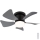 Globo - LED Hämardatav laeventilaator LED/10W/230V 3000-6500K hall + kaugjuhtimispult