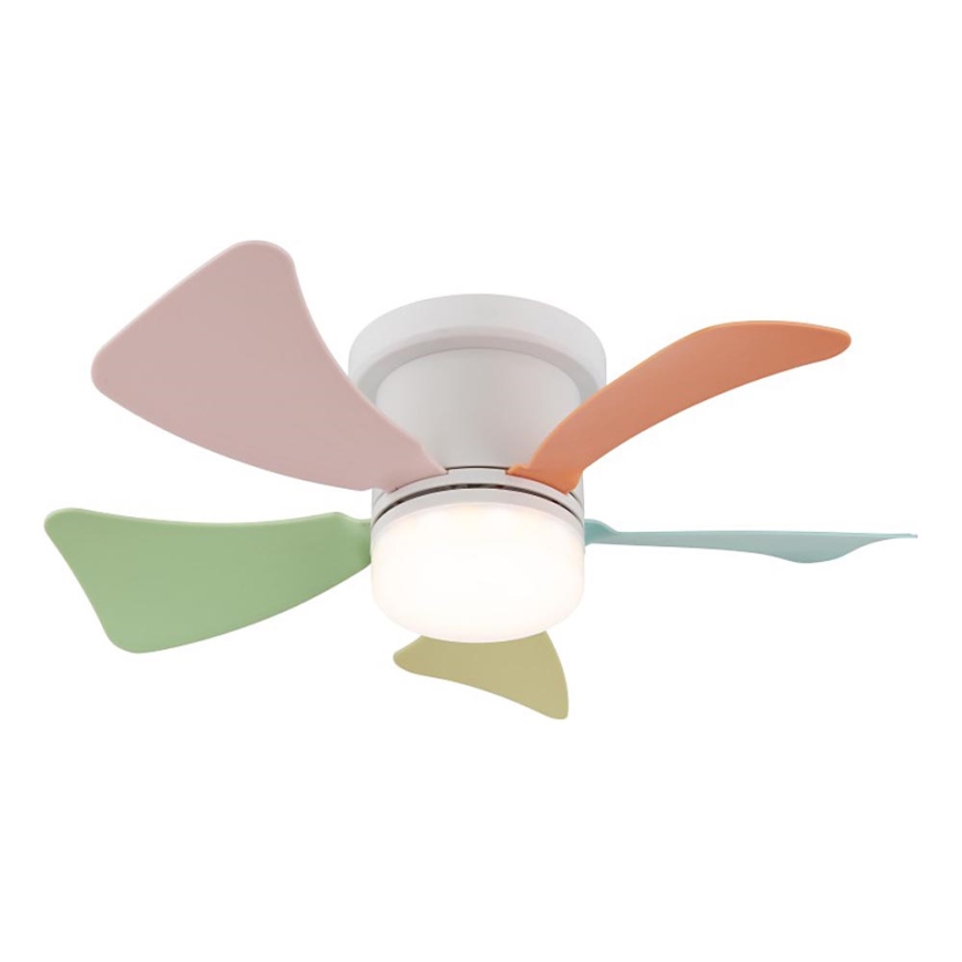 Globo - LED hämardatav laeventilaator LED/10W/230V 3000-6500K mitmevärviline + kaugjuhtimispult