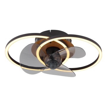 Globo - LED Hämardatav laeventilaator LED/24W/230V 2700-6500K + kaugjuhtimispult