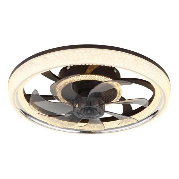 Globo - LED Hämardatav laeventilaator LED/30W/230V 2700-6000K + kaugjuhtimispult
