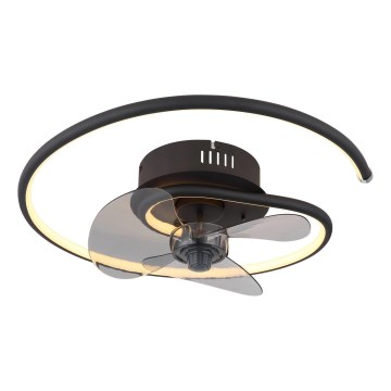 Globo - LED Hämardatav laeventilaator LED/30W/230V 2700-6500K + kaugjuhtimispult