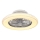 Globo - LED Hämardatav laeventilaator LED/40W/230V 3000-6500K + kaugjuhtimispult