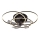 Globo - LED-hämardatav laeventilaator LED/40W/230V 3000-6500K must + kaugjuhtimispult