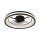 Globo - LED Hämardatav laeventilaator valgustiga LED/30W/230V 2700-6500K must + kaugjuhtimispult
