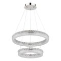 Globo - LED hämardatav lühter kaabliga LED/60W/230V 2700-6000K läbipaistev + kaugjuhtimispult