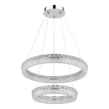 Globo - LED hämardatav lühter kaabliga LED/60W/230V 2700-6000K läbipaistev + kaugjuhtimispult